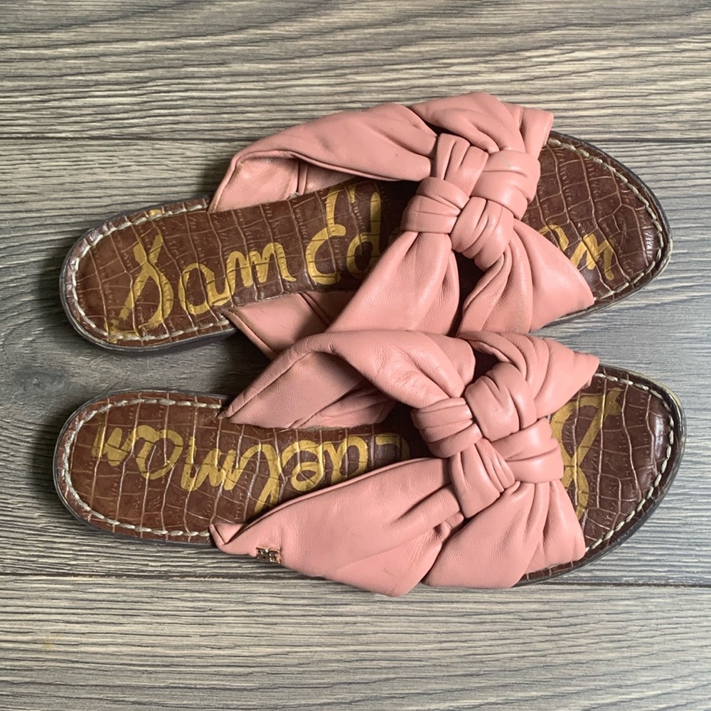 Sam Edelman Garson Pink Knotted Sandals